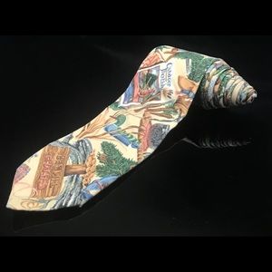 Beansr McGee Men's Necktie Camping tie